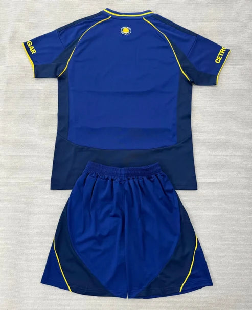 Kit Infantil Boca JRS Fourth 26/27  -  Azul e Amarelo