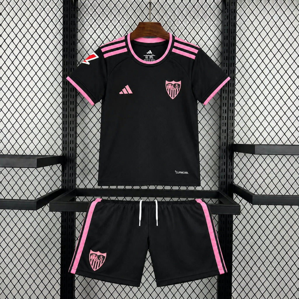 Kit Infantil Sevilla Third 26/27 - Preta