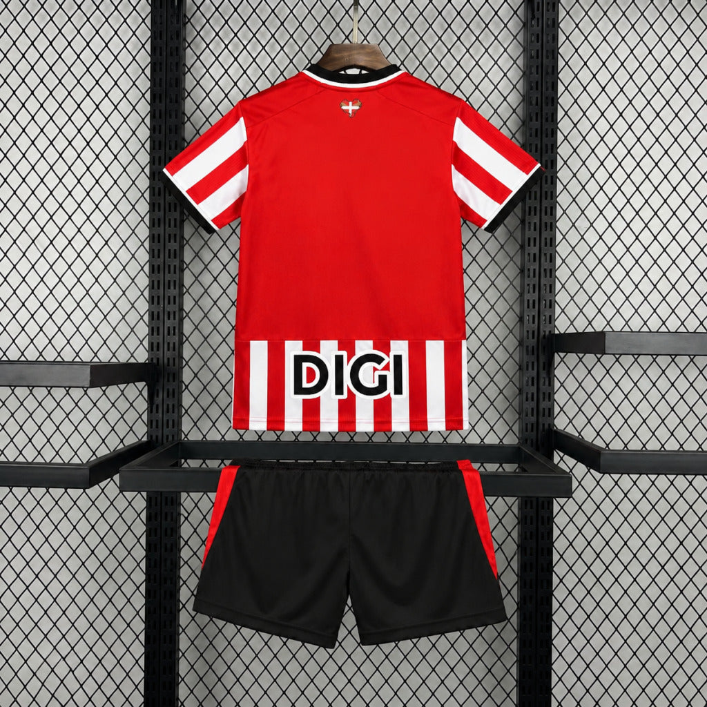 Kit Infantil Athletic Bilbao Home 26/27  - Vermelho e Branco
