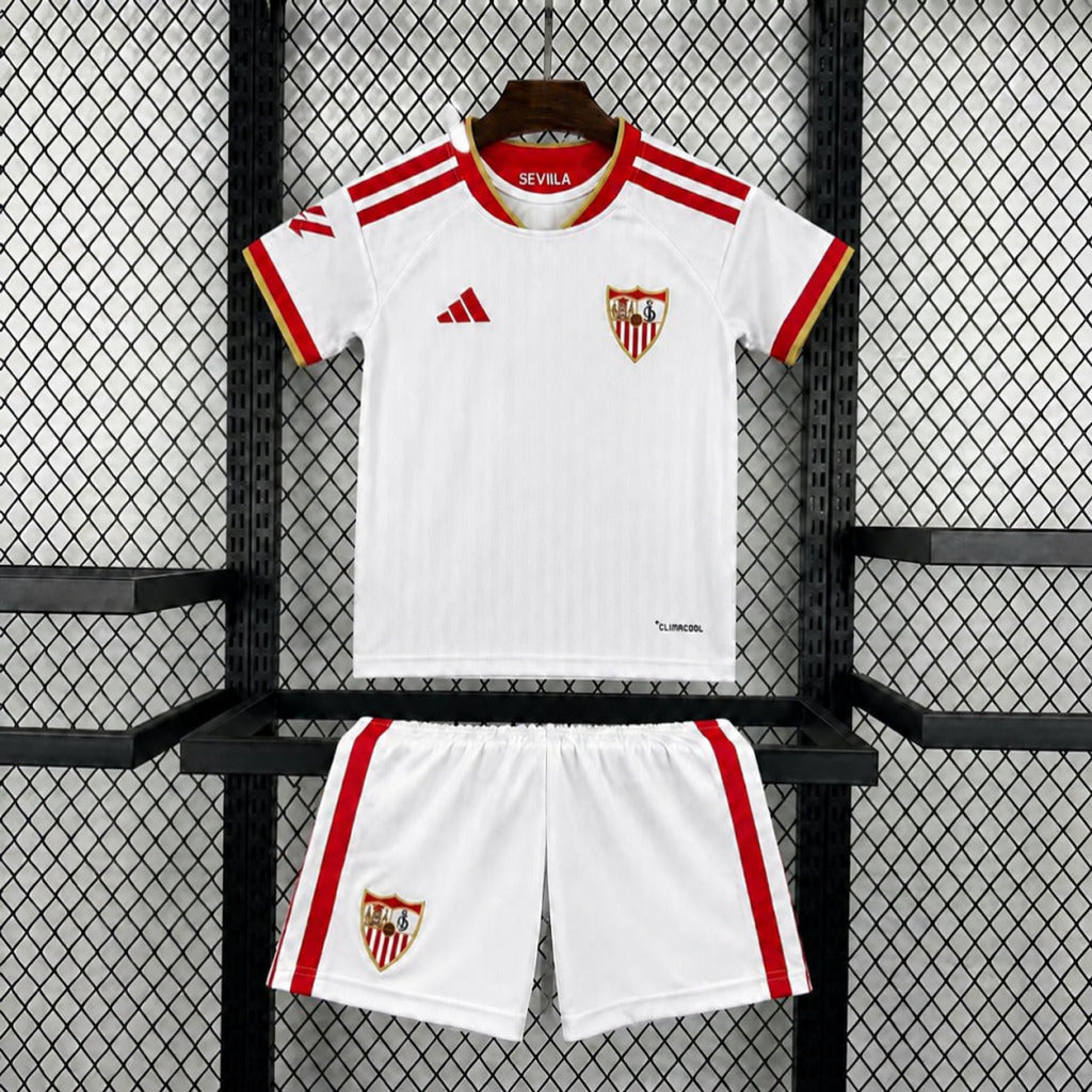 Kit Infantil Sevilla Home 26/27 - Branco