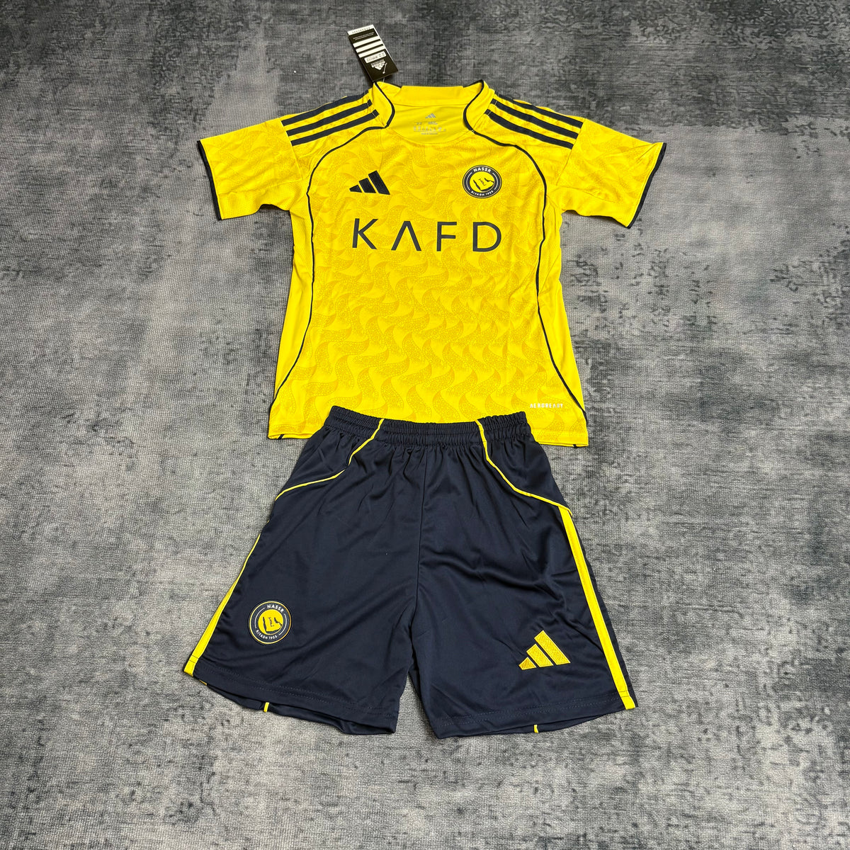 Kit Infantil Al Nassr Home 25/26 - Amarelo