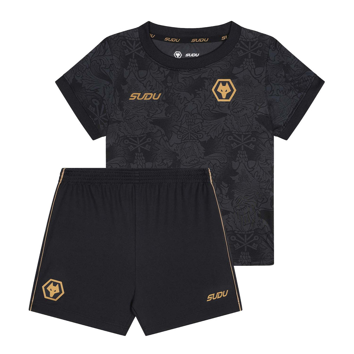 Kit Infantil Wolves Third 26/27 - Cinza