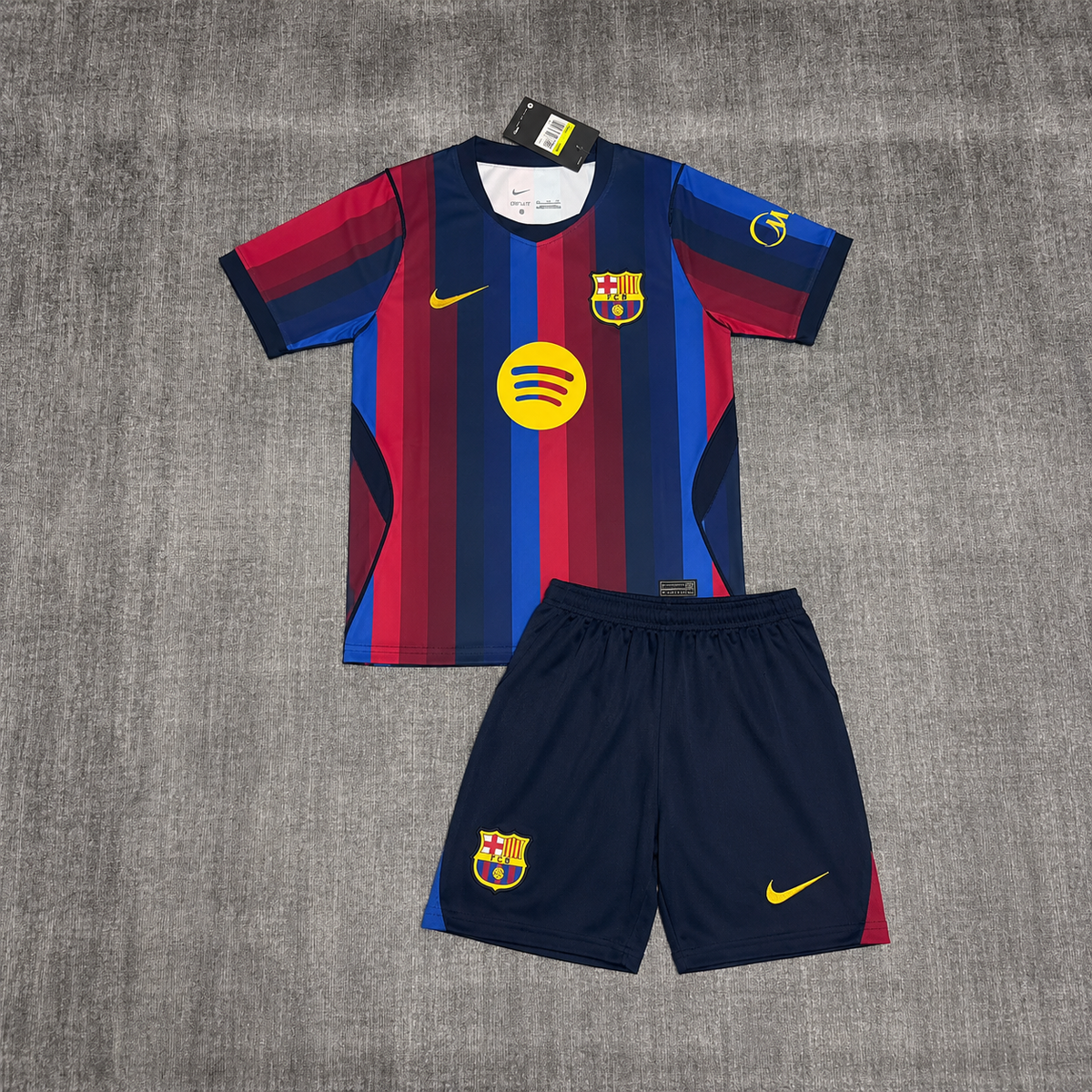 Kit Infantil Barcelona Home 26/27 - Grená