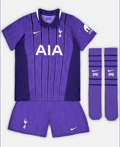 Kit Infantil Tottenham Third 26/27  - Roxo