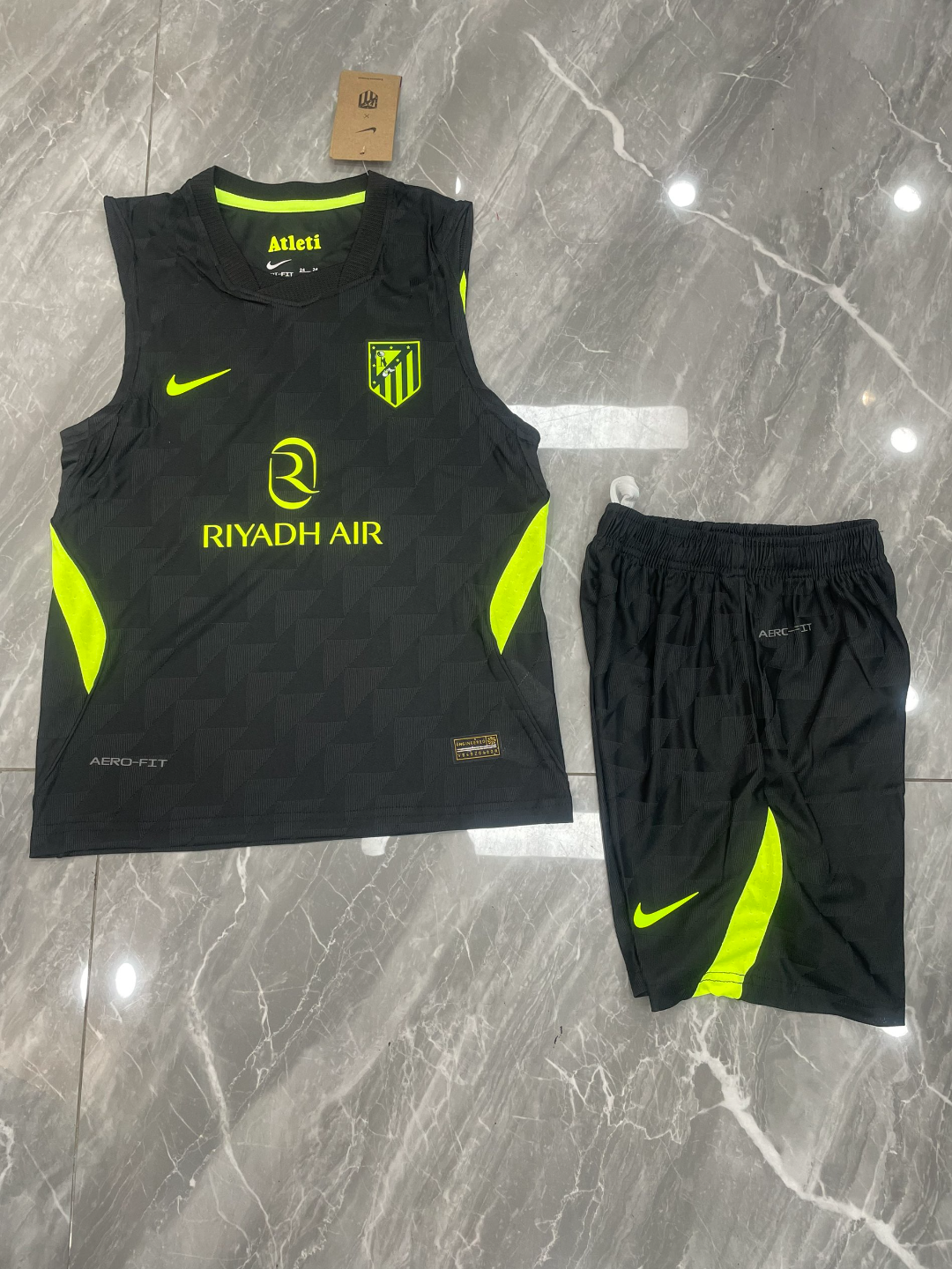 Kit Infantil Regata Atletico de Madrid Away 26/27 - Preto