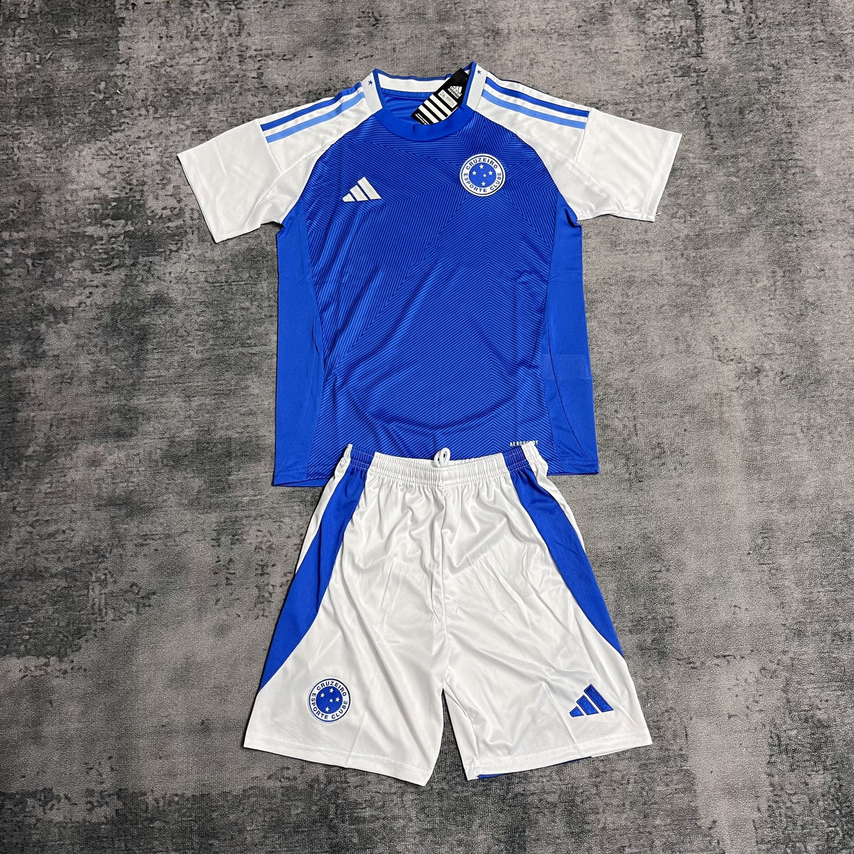 Kit Infantil Cruzeiro Home 25/26  - Azul e Branco
