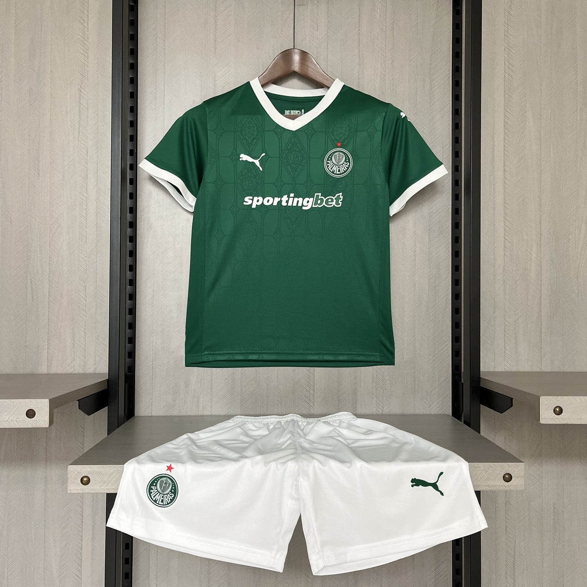Kit Infantil Palmeiras Home 25/26 - Verde