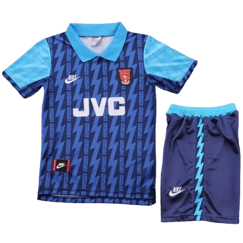 Kit Infantil Arsenal Away Retrô 94/95 - Azul