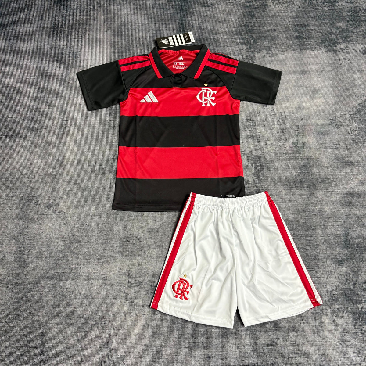 Kit Infantil Flamengo Home 26/27 - Rubro Negro