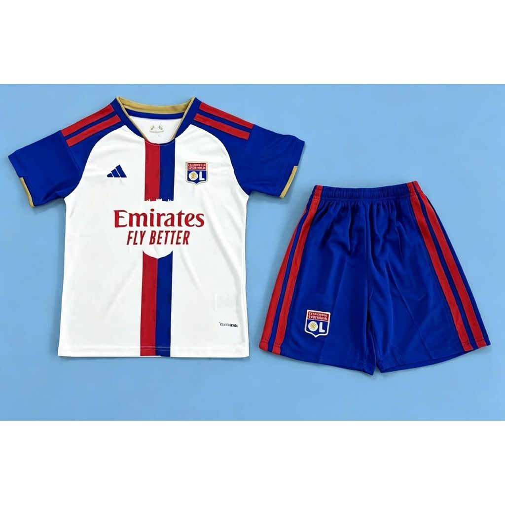 Kit Infantil Lyon Home 26/27 - Branco
