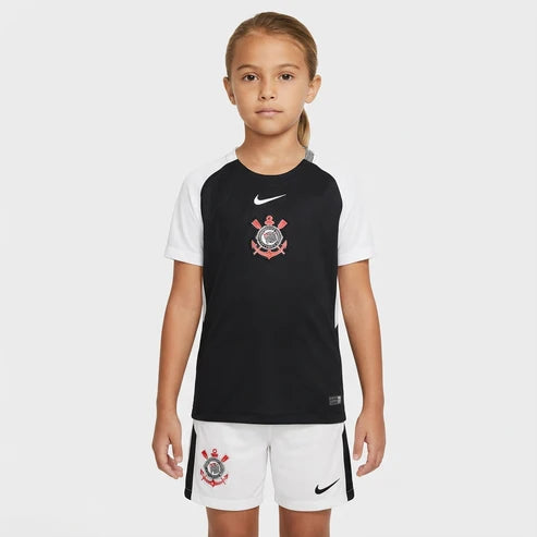 Kit Infantil Corinthians Away 25/26 - Preto