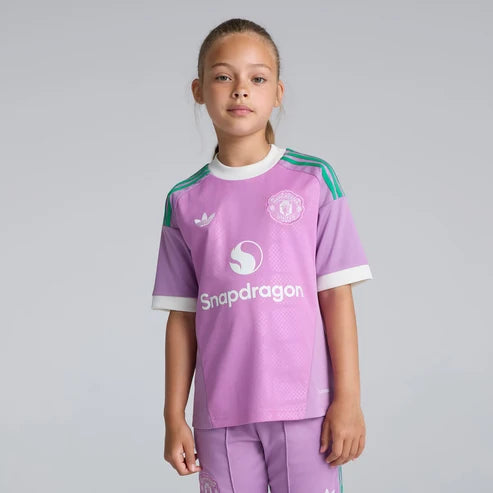Kit infantil Manchester United Goleiro 26/27  - Roxo