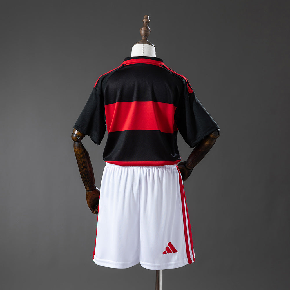 Kit Infantil Flamengo Home 26/27 - Rubro Negro
