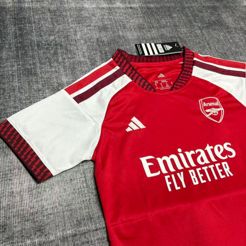 Kit Infantil Arsenal Home 26/27 - Vermelho e Branco