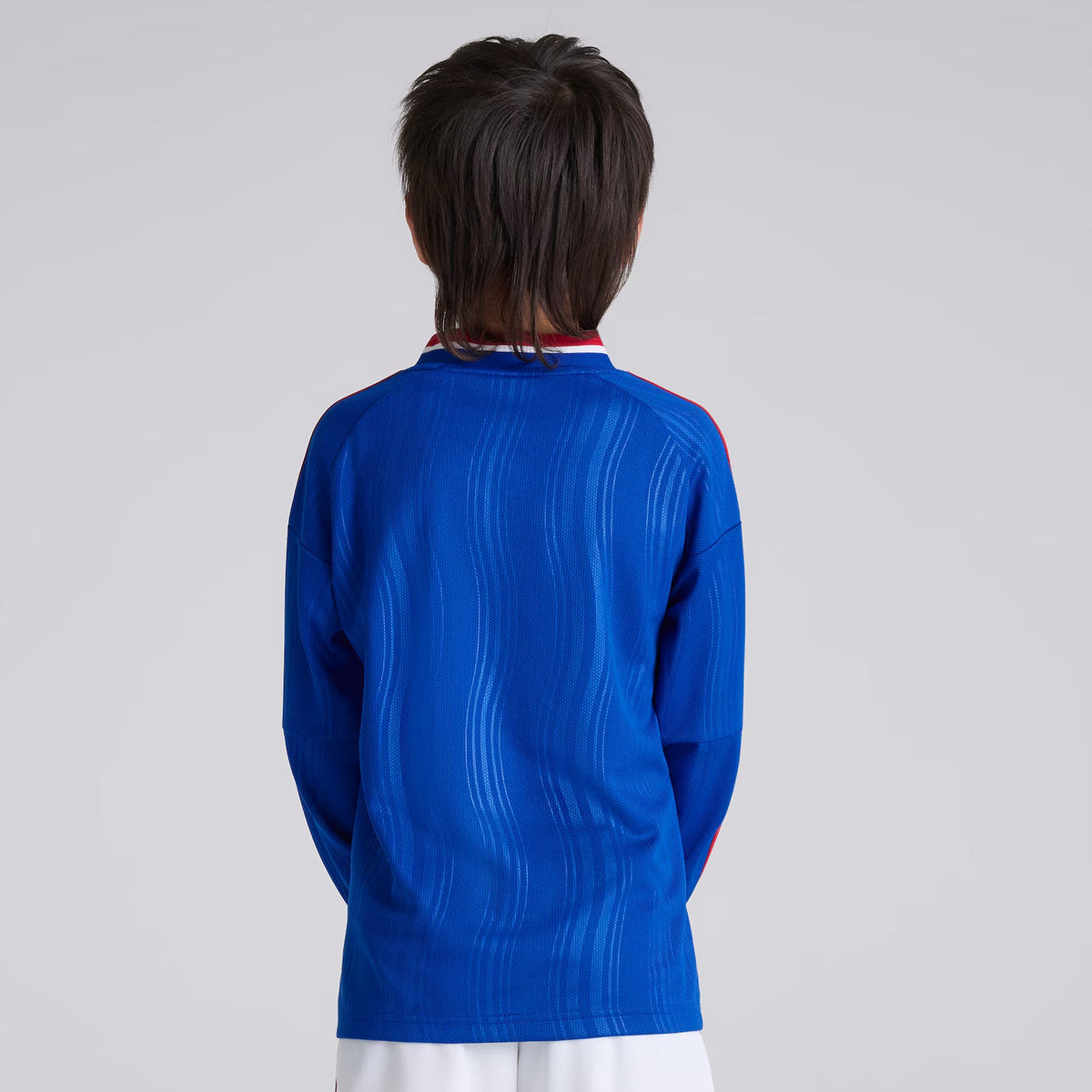 Kit infantil Manchester United Away 26/27 Manga Longa  - Azul