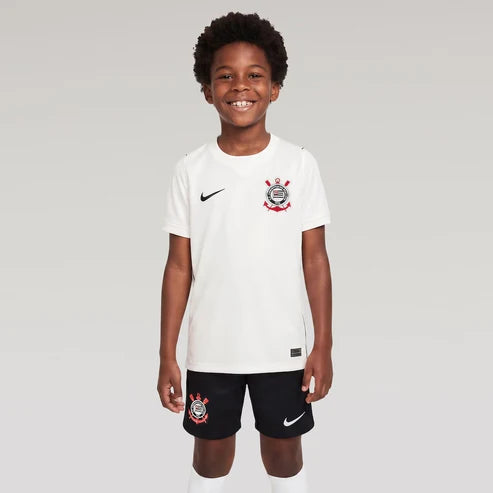 Kit Infantil Corinthians Home 26/27 - Branco