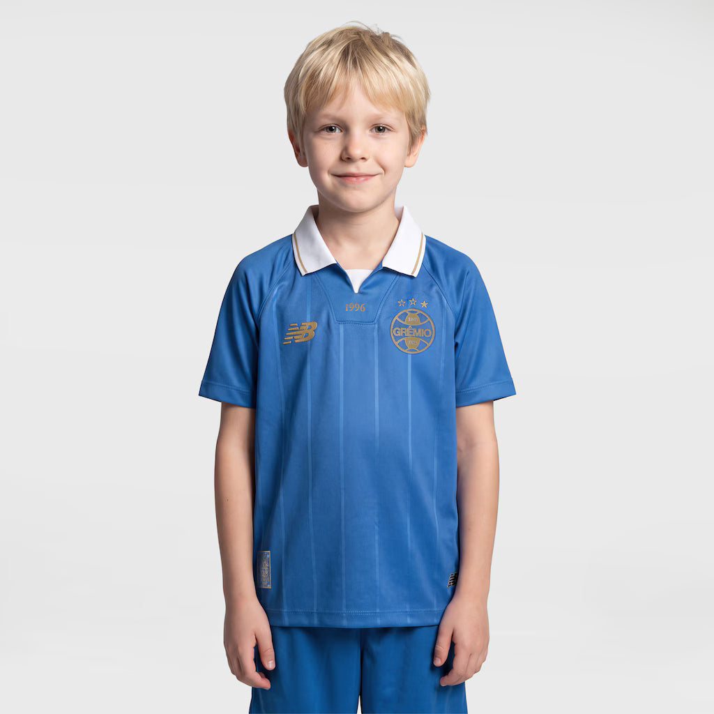 Kit Infantil Grêmio Third 26/27 - Azul