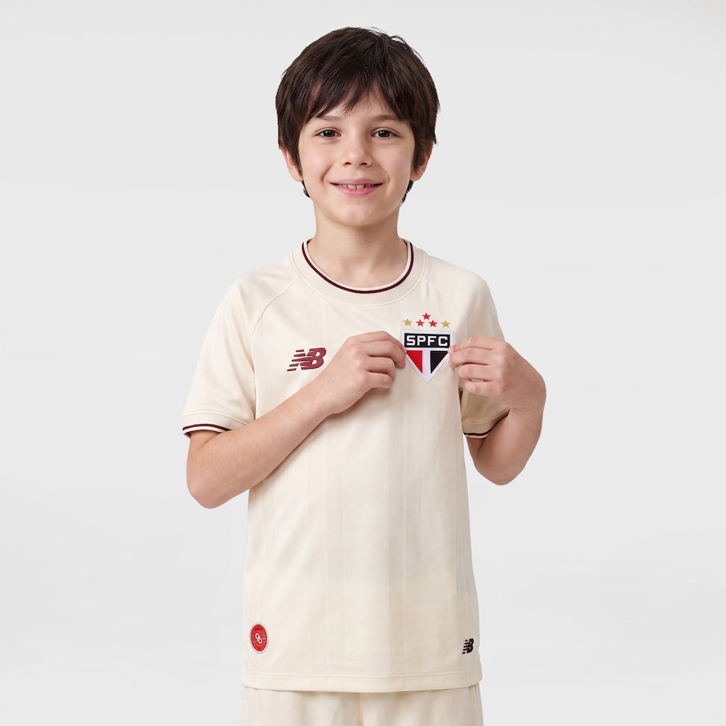 Kit Infantil São Paulo Third 26/27 - Bege