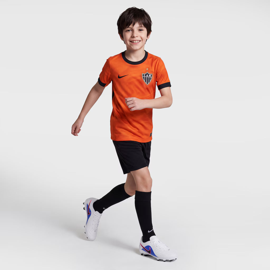 Kit Infantil Atlético Mineiro Third 26/27 - Laranja