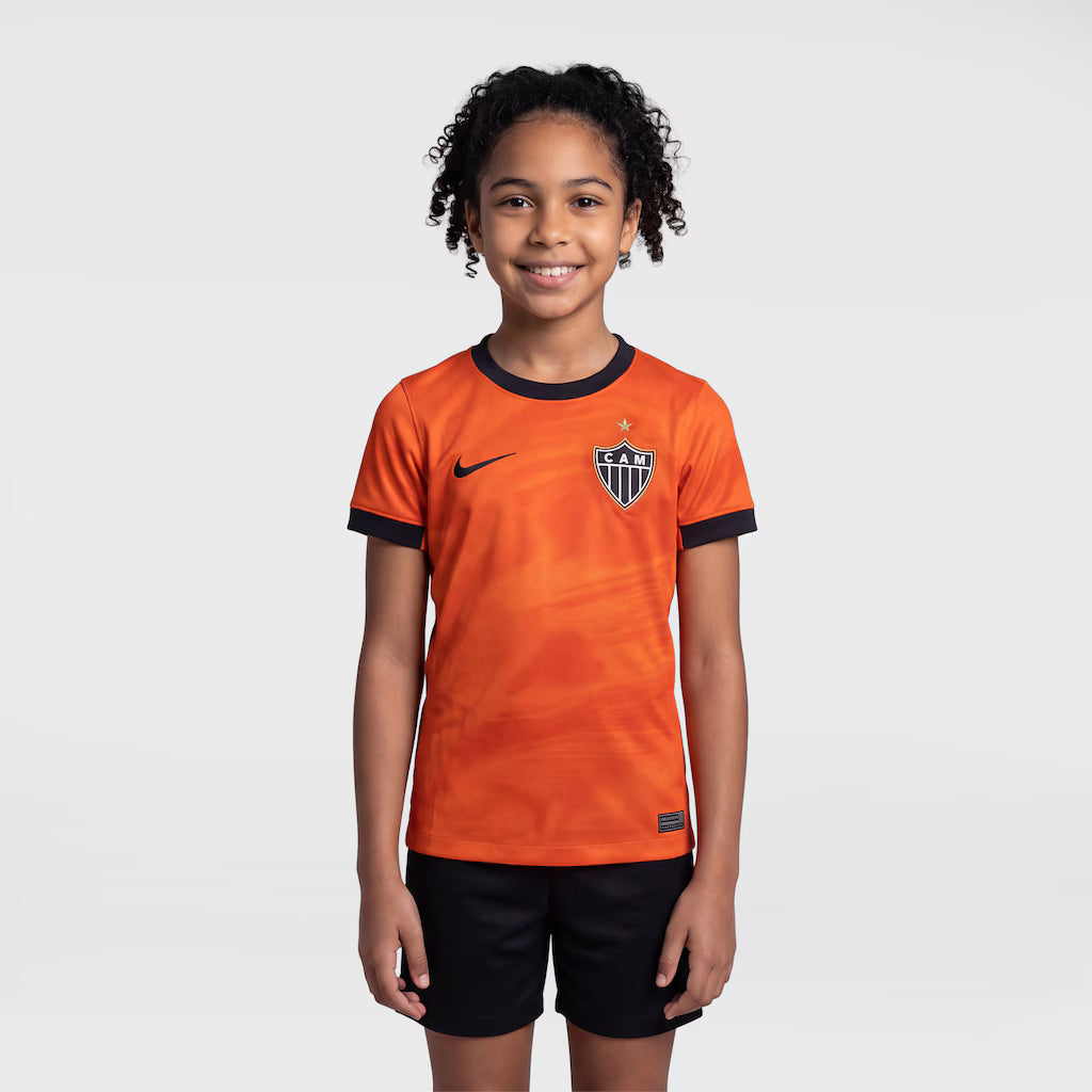 Kit Infantil Atlético Mineiro Third 26/27 - Laranja