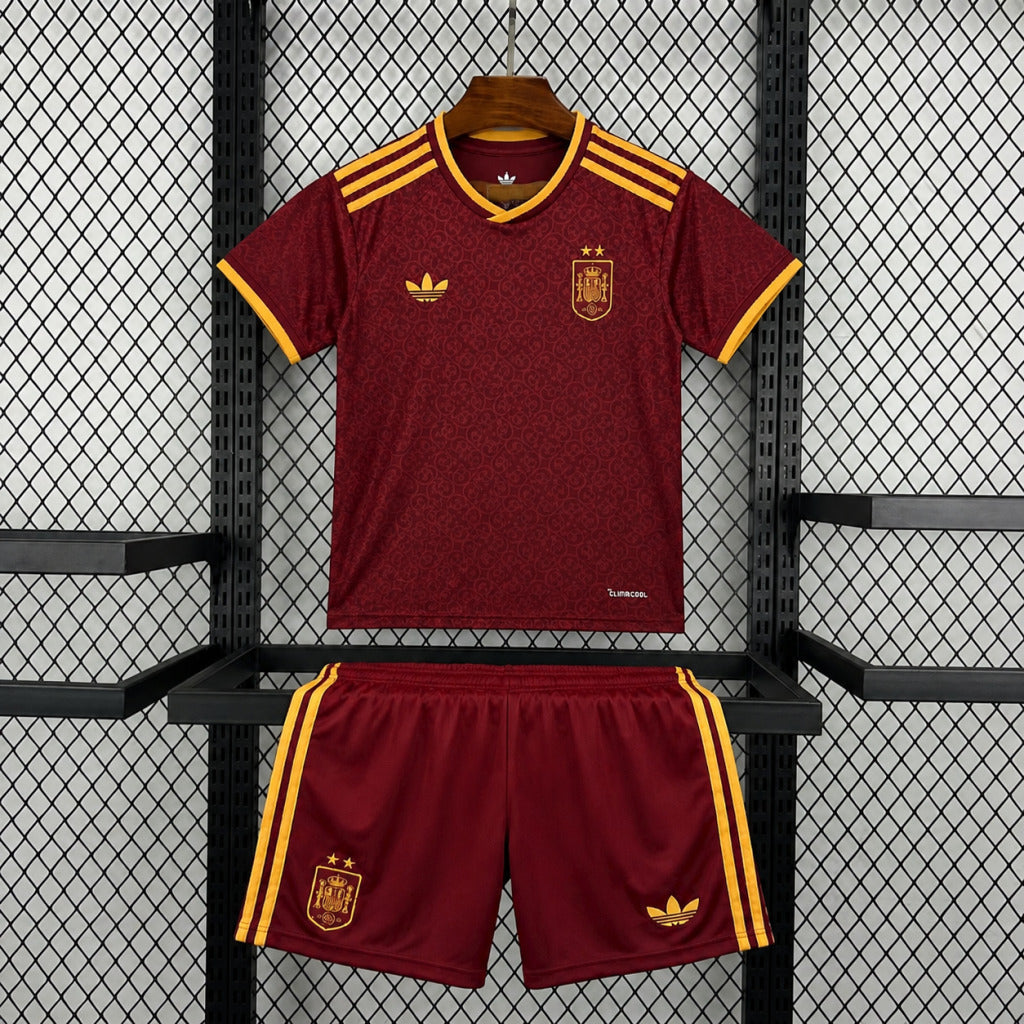 Kit Infantil Espanha Edição Especial 26/27 Adidas Unissex - Vermelho