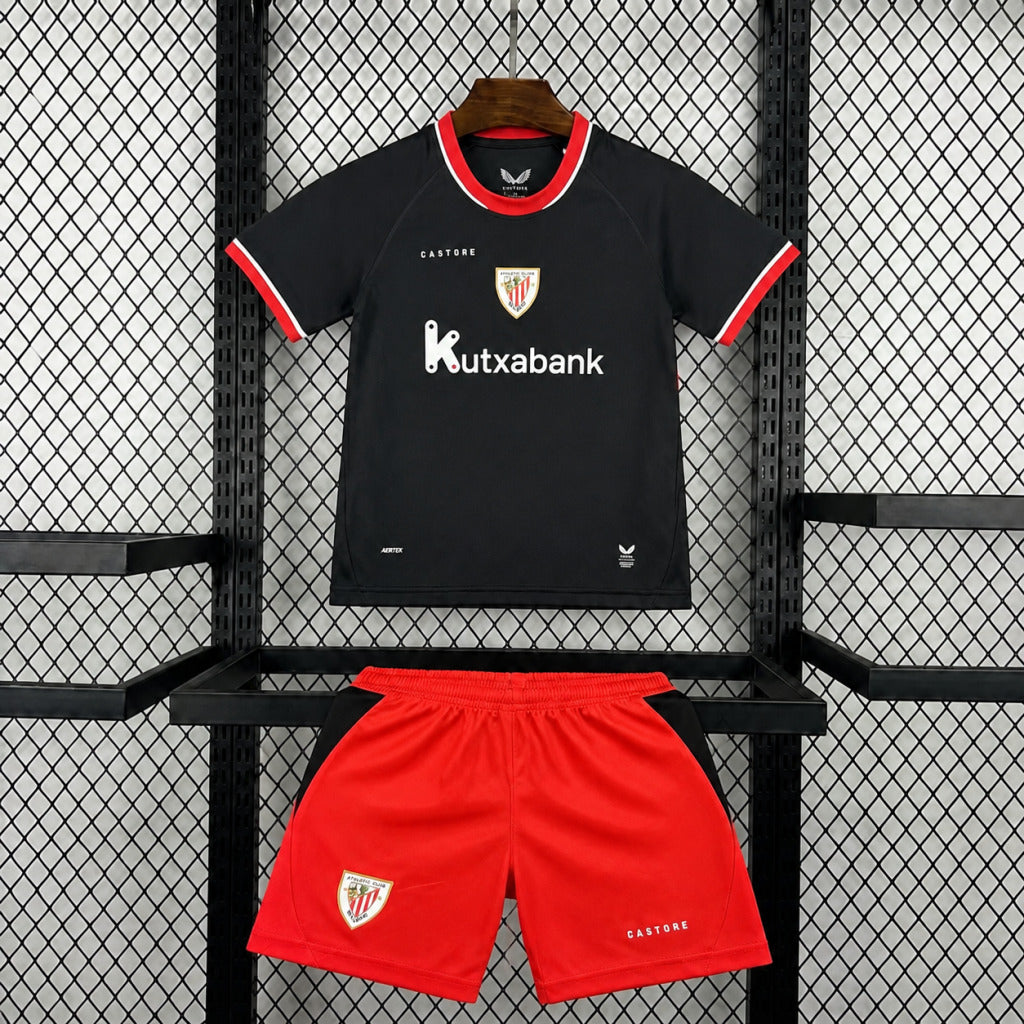 Kit Infantil Athletic Bilbao Away 26/27  - Preto