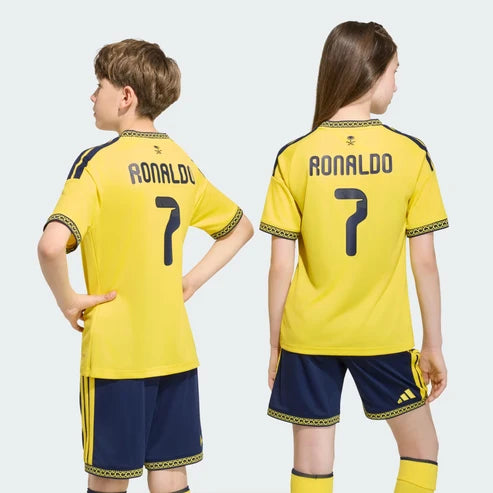 Kit Infantil Al Nassr Home 26/27 - Amarelo
