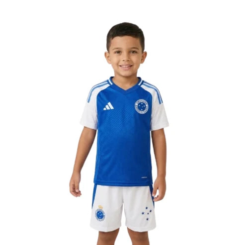 Kit Infantil Cruzeiro Home 25/26  - Azul e Branco