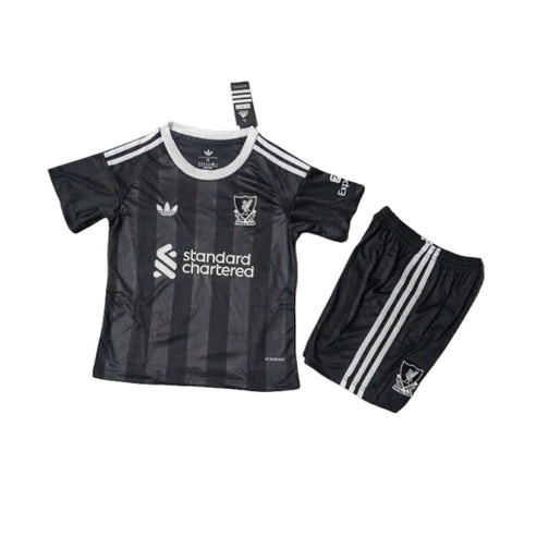 Kit Infantil Liverpool Goleiro 25/26 - Preto