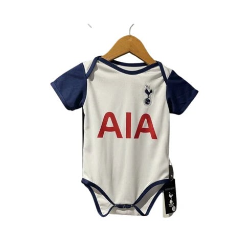 Body Bebê Infantil Tottenham Home 24/25  -  Branco e Azul