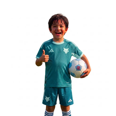 Kit Infantil Cruzeiro Treino 25/26  - Verde Escuro