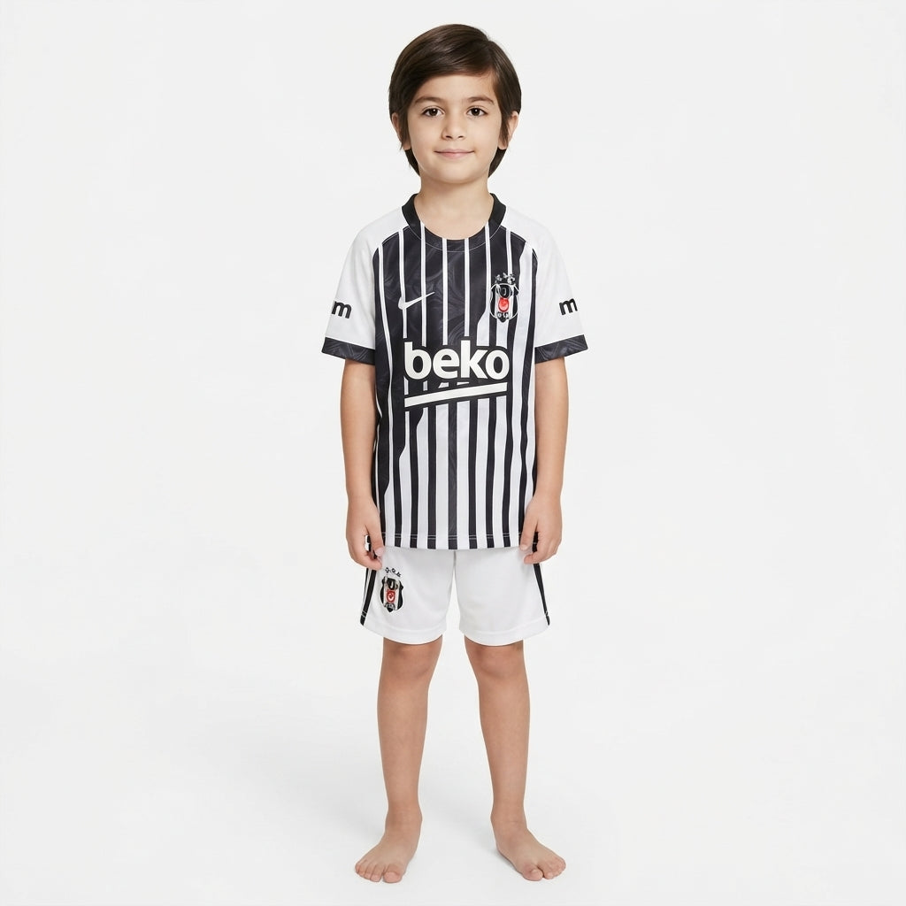 Kit Infantil Besiktas Away 26/27 - Branca e Preta