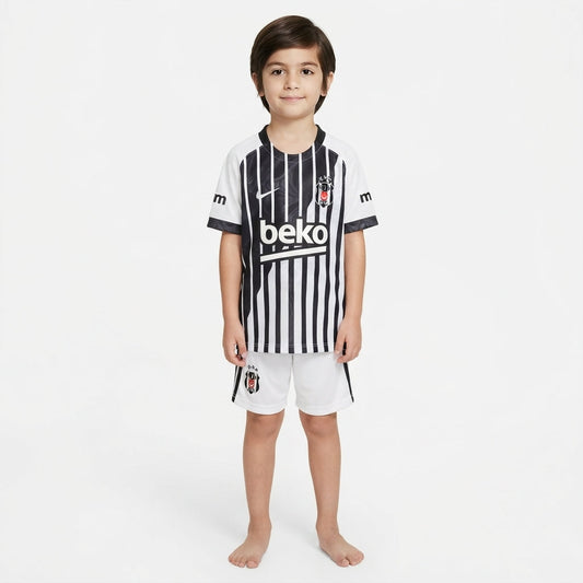 Kit Infantil Besiktas Away 26/27 - Branca e Preta