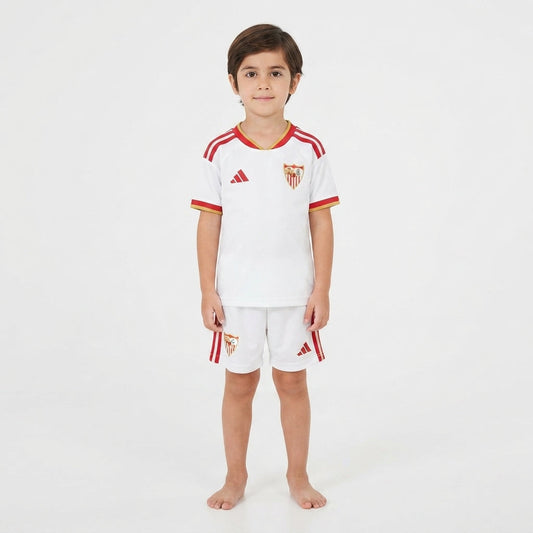 Kit Infantil Sevilla Home 26/27 - Branco