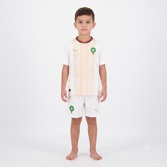 Kit Infantil Marrocos Away 26/27 Puma - Branca