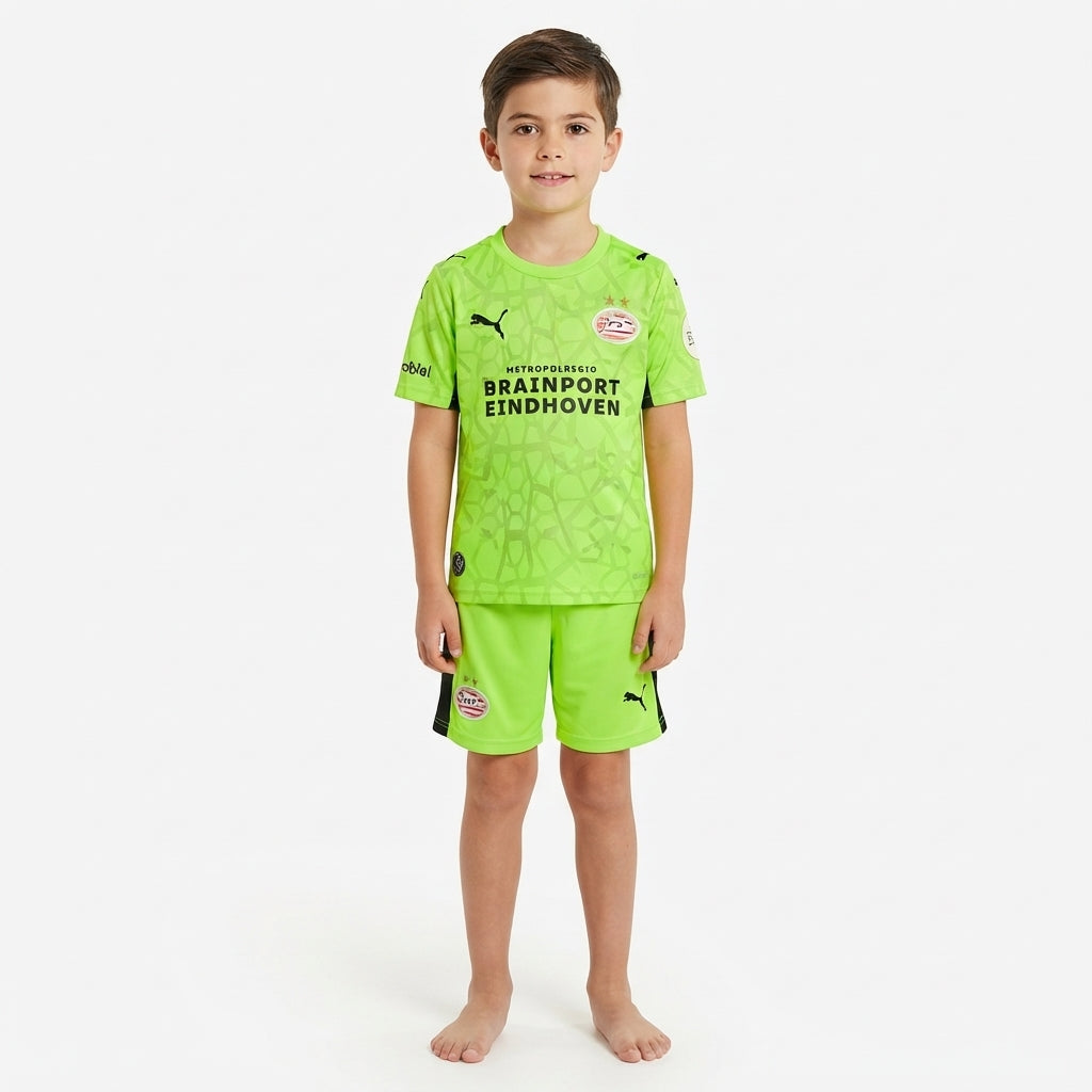 Kit Infantil PSV Goleiro 26/27  - Verde