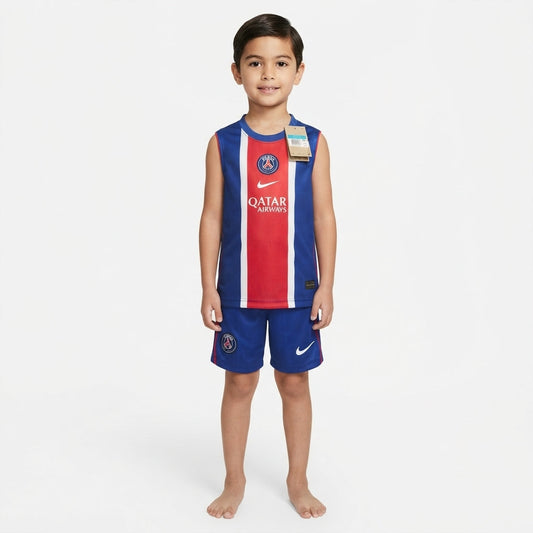 Kit Infantil Regata PSG Home 26/27 - Azul e Vermelho