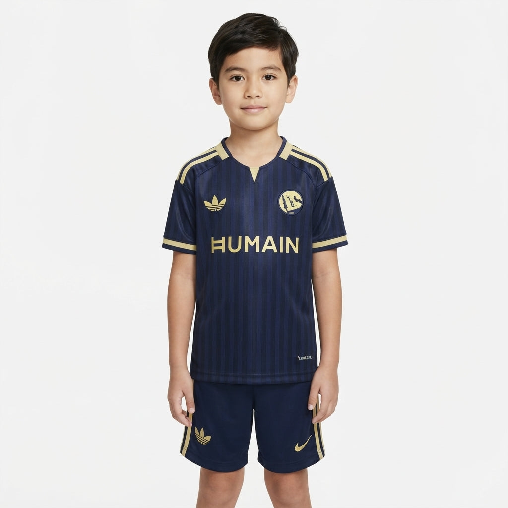 Kit Infantil Al Nassr Away 26/27  - Azul Escuro
