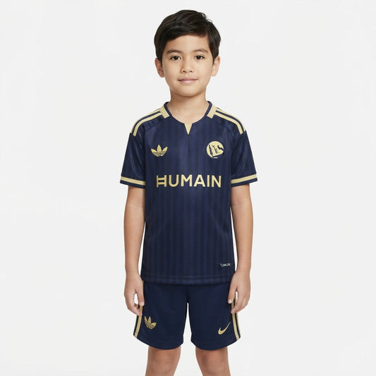 Kit Infantil Al Nassr Away 26/27  - Azul Escuro