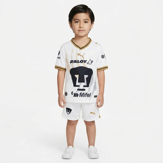 Kit Infantil Pumas Home 26/27 - Branco