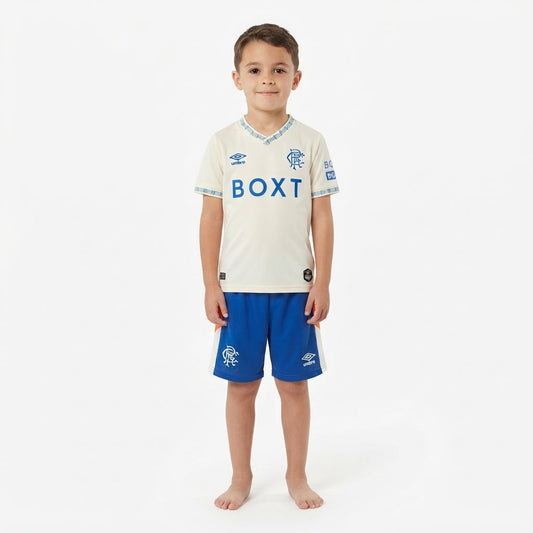 Kit Infantil Rangers Away 26/27 - Bege