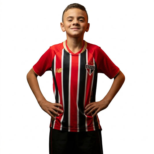 Kit Infantil São Paulo Home 25/26 - Tricolor