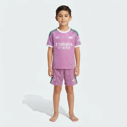 Kit Infantil Arsenal Third 26/27 - Roxo
