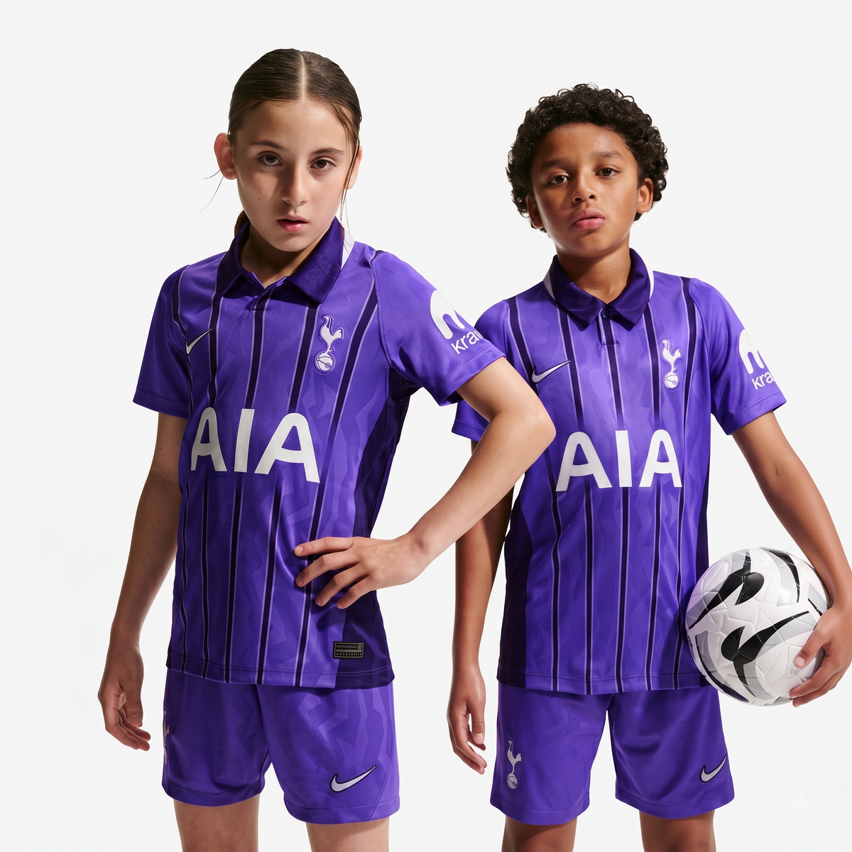 Kit Infantil Tottenham Third 26/27 - Roxo