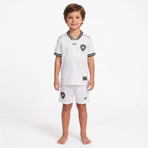 Kit Infantil Botafogo Third 25/26 Reebok  - Branca