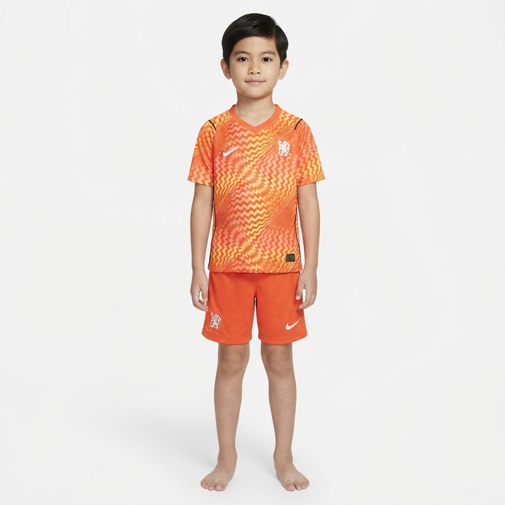 Kit Infantil Chelsea Goleiro 26/27 - Laranja