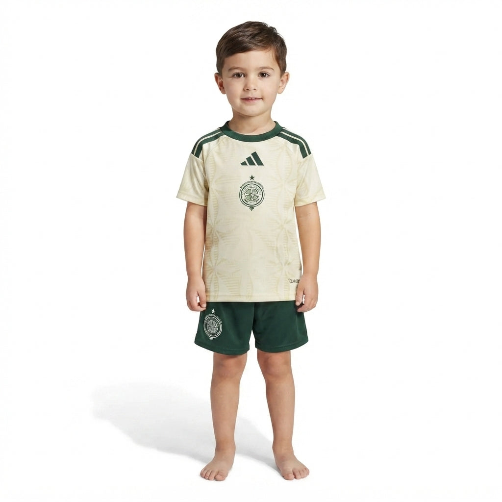 Kit Infantil Celtic Third 26/27 - Bege