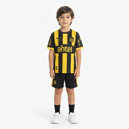 Kit Infantil Penãrol Home 26/27 - Amarelo e Preto