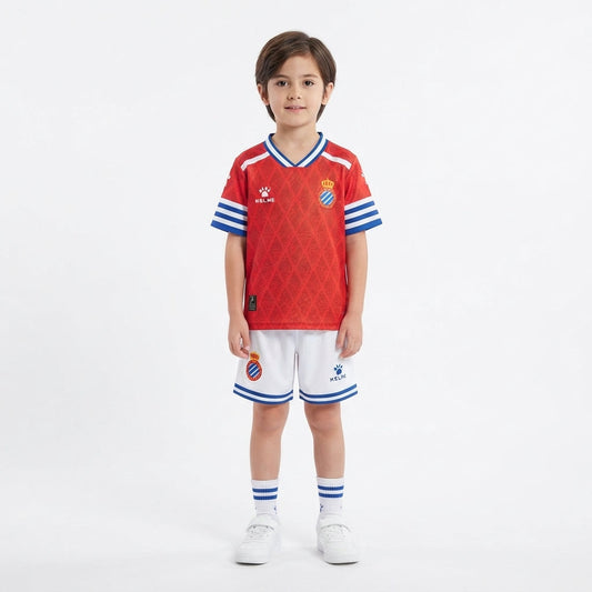 Kit Infantil Espanyol Away 26/27  - Vermelho