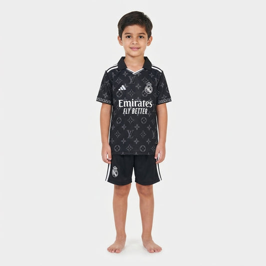 Kit Infantil Real Madrid Edição Especial 26/27 - Preto